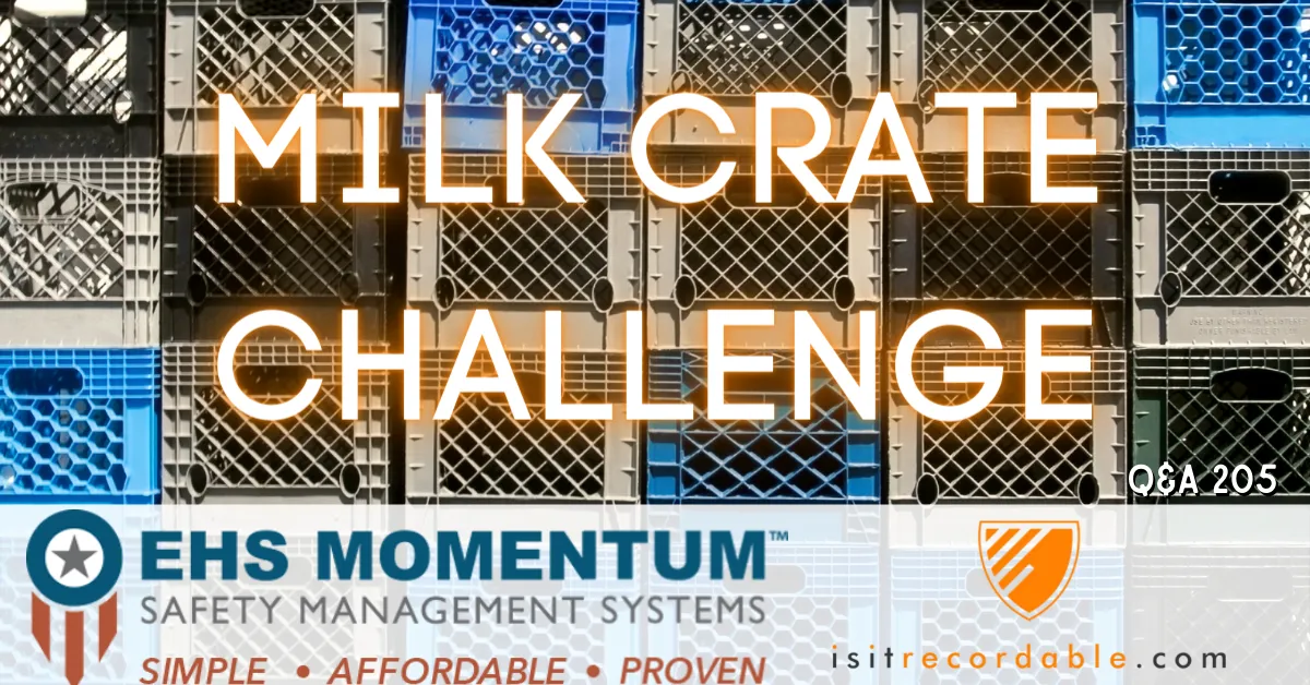 Illustration for the scenario: Milk Crate Challenge