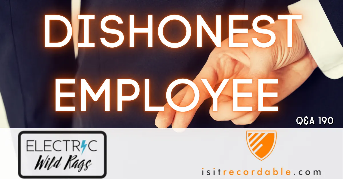 Illustration for the scenario: Dishonest Employee