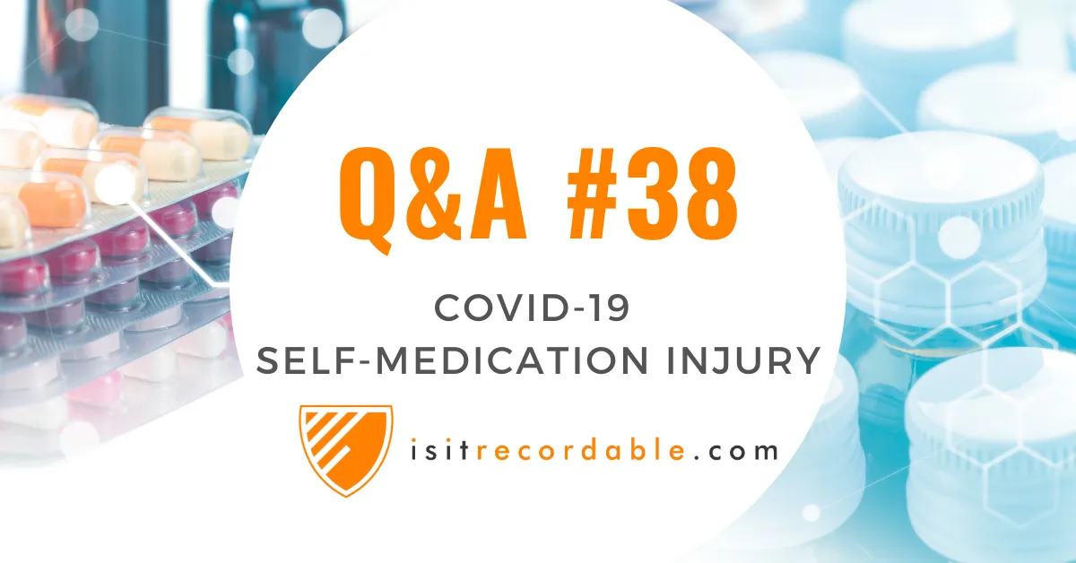 Illustration for the scenario: COVID-19 Self-Medication Injury