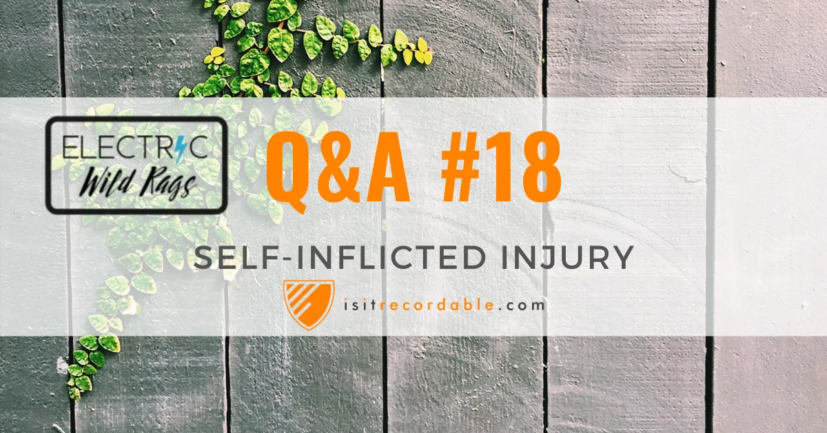 Illustration for the scenario: Self-Inflicted Injury