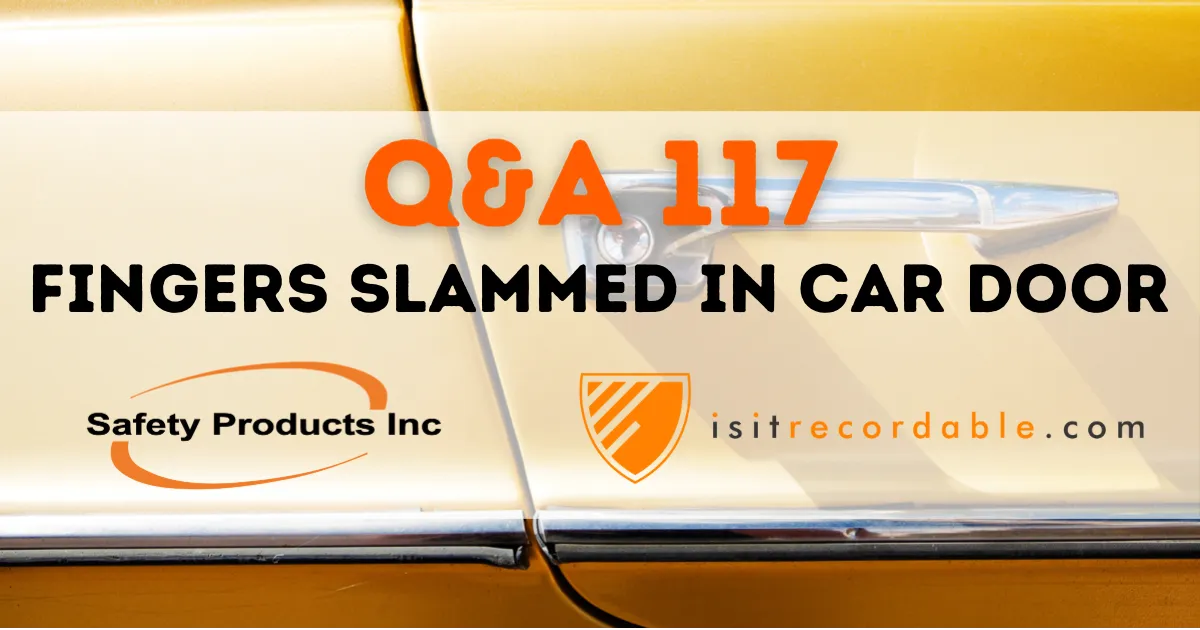 Illustration for the scenario: Fingers Slammed in Car Door