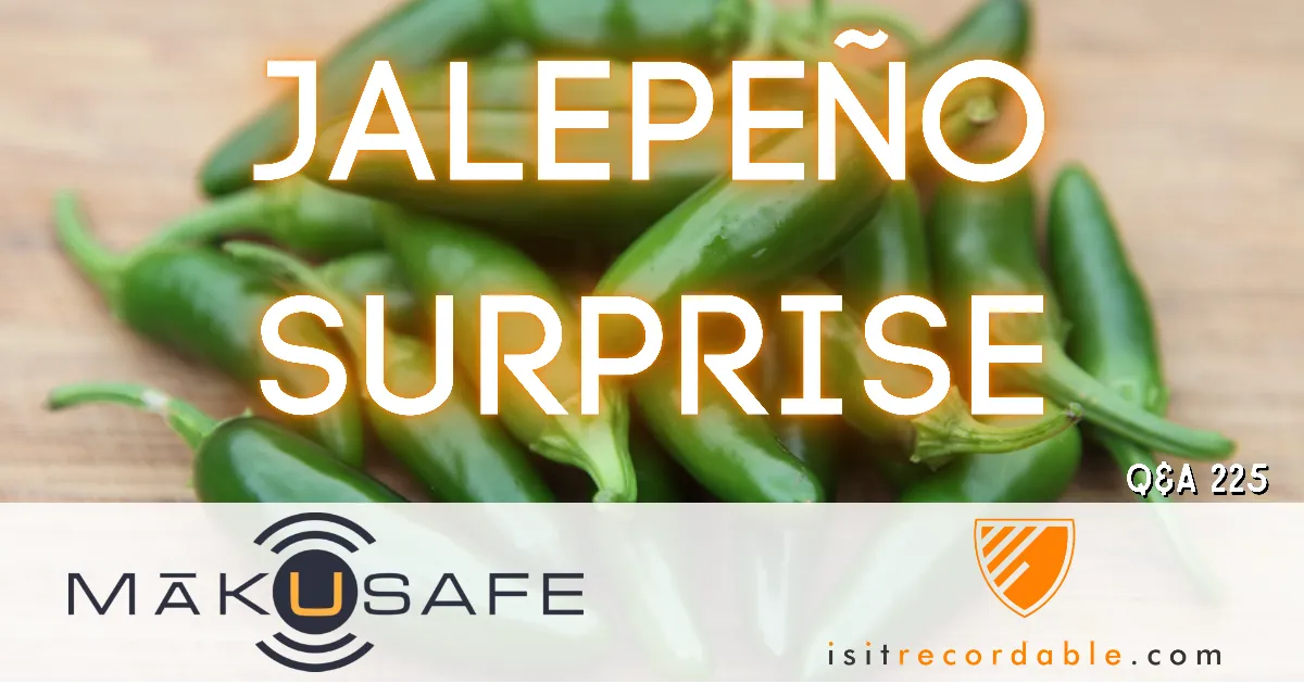 Illustration for the scenario: Jalapeño Surprise